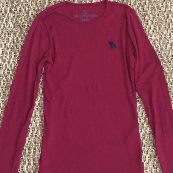 2 Abercrombie Kids Girls Long Sleeve Tee 11 12 - Picture 2 of 2